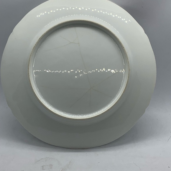 Vintage Ceramic Porcelain Plate Dish Children Scalloped Border Dutch European 8" - Picture 9 of 9